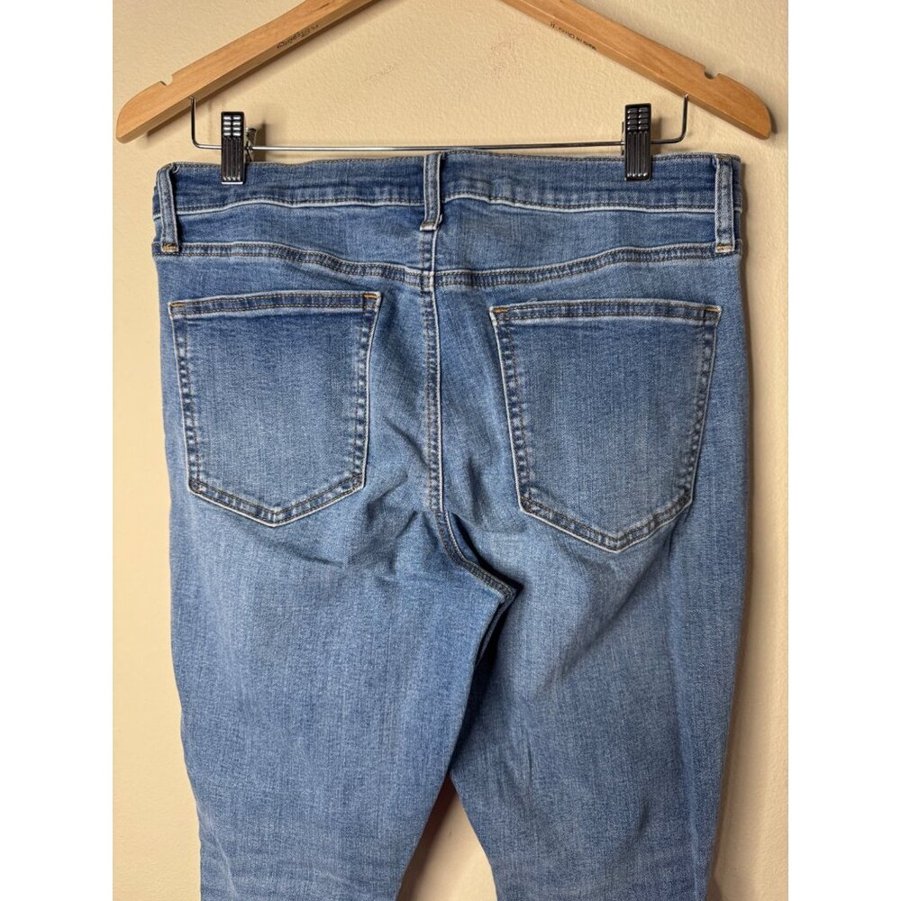 Gap Button Fly High Waist Distressed True Skinny Women's Jeans Size 14/ 32 - Picture 7 of 16